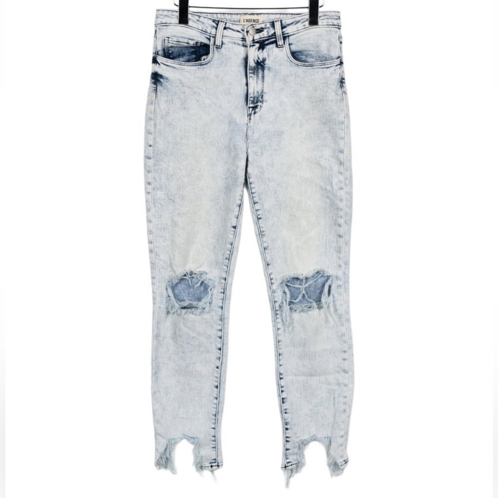 L’Agence Midrise straight leg jeans